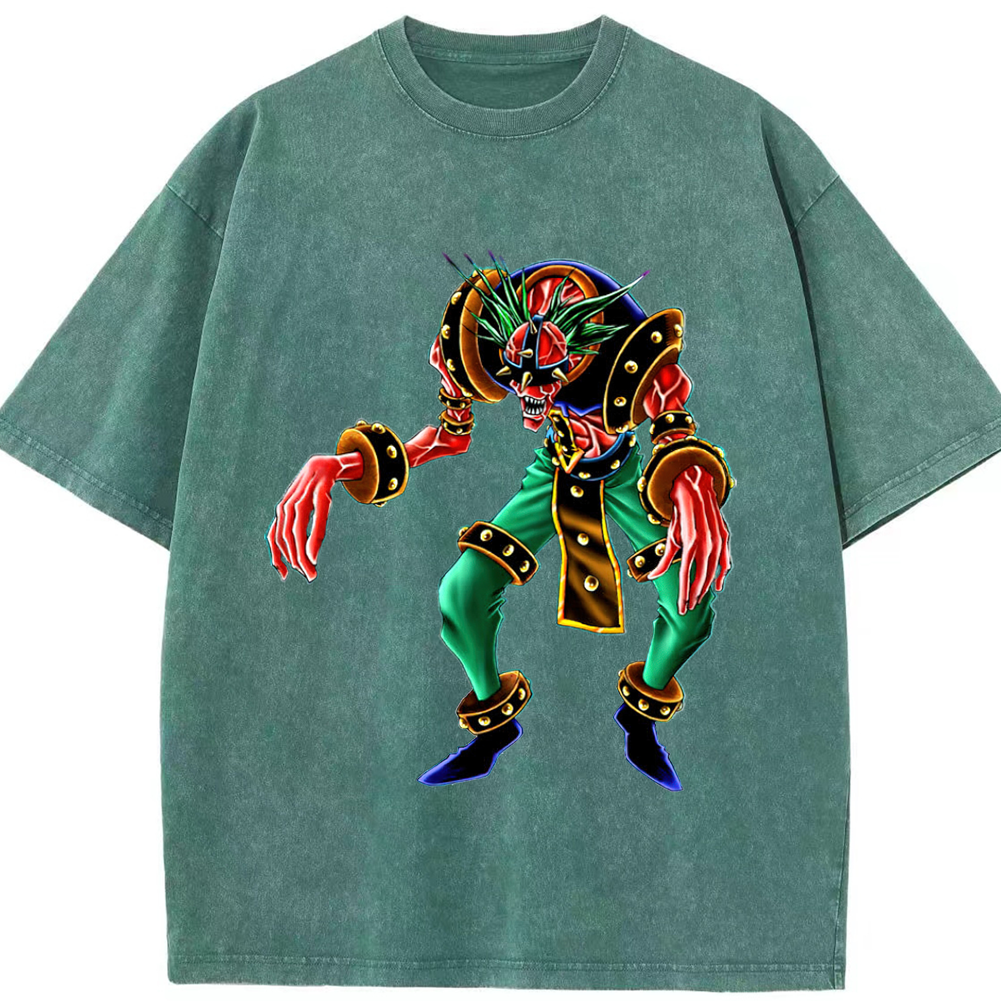 （画像用） 遊☆戯☆王 Yu-Gi-Oh! 綿100% ヴィンテージ風 半袖Tシャツ（フロントプリント）